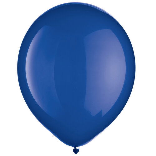 Go Brtly Solid Latex Balloon 12 Round Royal Blue